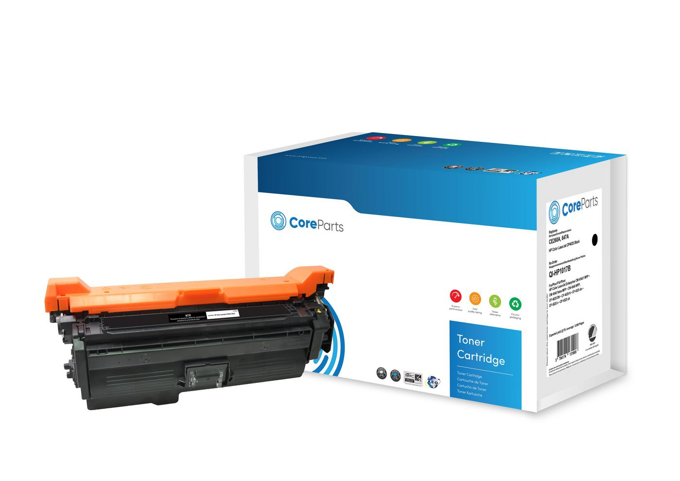 CoreParts QI-HP1017B toner cartridge 1 pc(s) Compatible Black