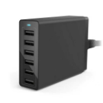 4XEM 4XPOWER6USB mobile device charger Black Indoor