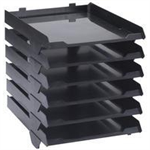 Avery AVERY PAPERSTACK 6 TRAY BLACK 5336