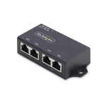 StarTech.com .com 2-Port Gigabit PoE+ Injector, PoE/PoE+ (802.3af/802.3at) 30W - PoE injector - unmanaged inline - DC 48 - 52 V - 30 Watt - output connectors: 2 - black