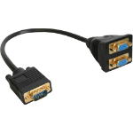 InLine VGA Y-Adapter Cable VGA male / 2x VGA female