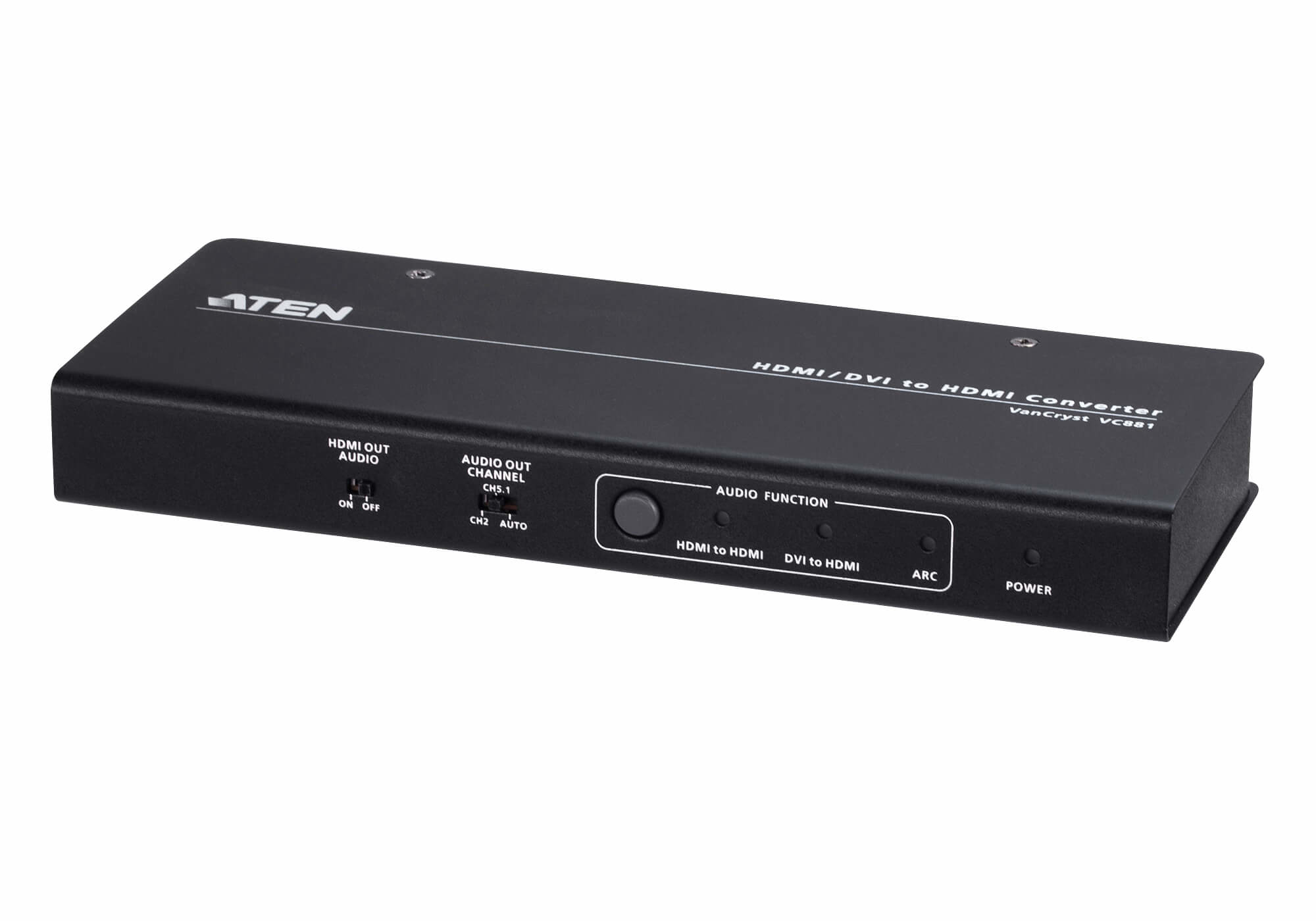 ATEN VC881-AT-E AV extender AV repeater Black