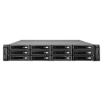 QNAP REXP-1220U-RP disk array Rack (2U) Black