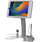 CTA Digital KIOSK STAND tablet security enclosure 8.3" Silver