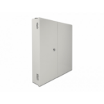 DeLOCK Fiber optic wall distribution box with double door grey