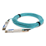 AddOn Networks QSFPDD4-400G-AOC1-5M-AO InfiniBand/fibre optic cable 1.5 m QSFP-DD AOC Turquoise
