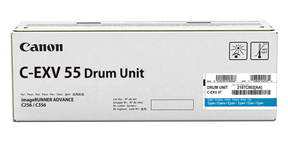 Image of Canon 2187C002/C-EXV55 Drum kit cyan, 45K pages for Canon IR-C 256 i
