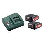 Metabo 685300000 cordless tool battery / charger Battery & charger set