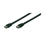LogiLink CS0010 SATA cable 0.75 m eSATA Black