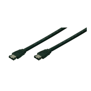 Image of LogiLink CS0010 SATA cable 0.75 m eSATA Black