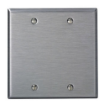 Leviton 84025 wall plate/switch cover Stainless steel