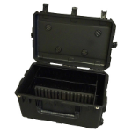 Loxit 7410 portable device management cart/cabinet Black