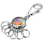 TROIKA COLOURFUL LEAVES Key ring Multicolour, Silver