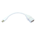 Cables Direct 15cm 5 Gbps Type C (M) to Type A (F) Cable 15W - White