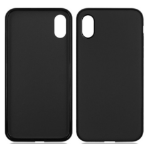 JLC iPhone SE 2020/2022 & iPhone 7/8 Black Silicone Gloss Edge Case- Black
