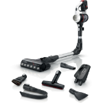 Bosch BSS711W stick vacuum/electric broom Battery Dry Bagless 0.3 L Black, Silver, White