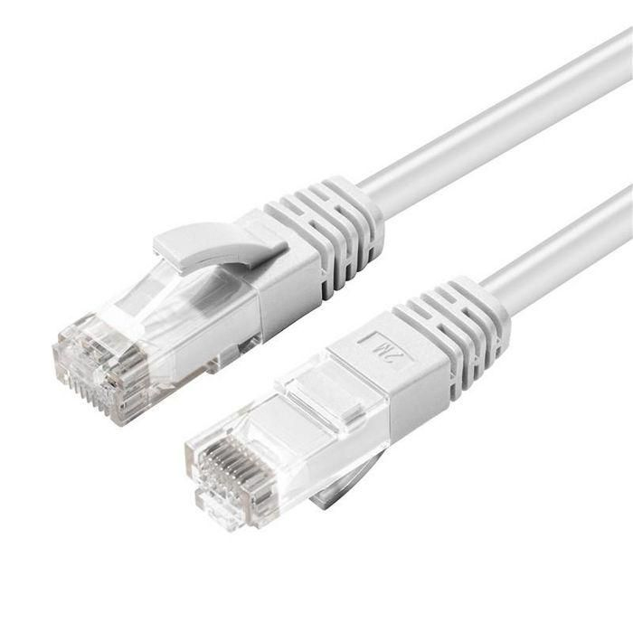 Photos - Cable (video, audio, USB) Microconnect UTP5005W networking cable White 0.5 m Cat5e U/UTP  (UTP)