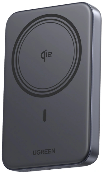 Ugreen Grey 10000Mah Magnetic Wireless Power Bank - Wireless Charging