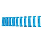 Lindy 40321 port blocker HDMI Blue Acrylonitrile butadiene styrene (ABS) 10 pc(s)