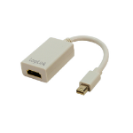 LogiLink CV0036A cable interface/gender adapter Mini DisplayPort HDMI A Grey