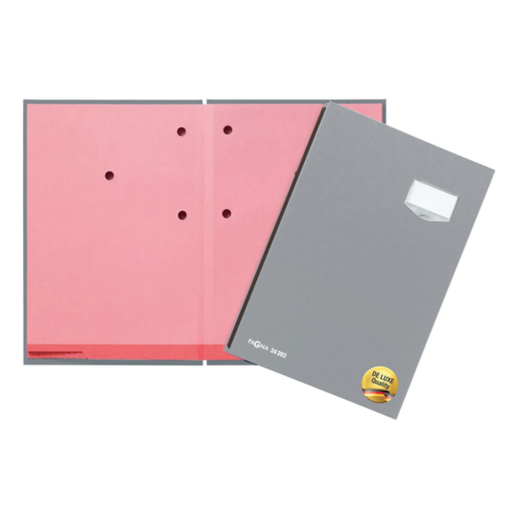 Image of Pagna 24202-06 folder Cardboard, Plastic Grey A4