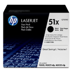 HP Q7551XD (51XD) Toner black, 13K pages, Pack qty 2