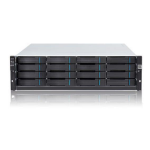 Infortrend GS 3016 G3 NAS Rack (3U) Ethernet LAN Black, Grey