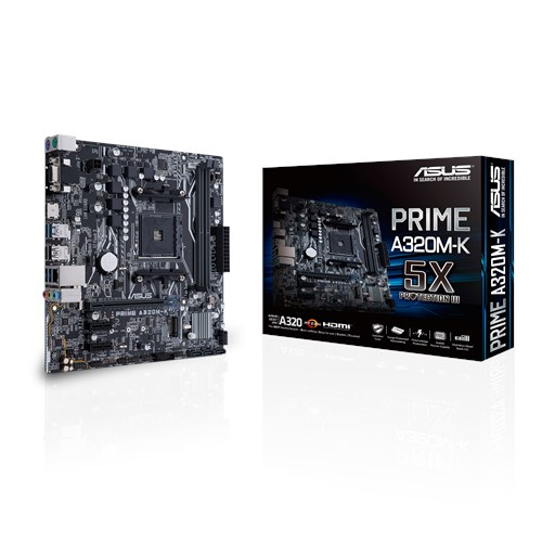 Image of ASUS MB PRIME A320M-K AMD A320 Socket AM4 micro ATX