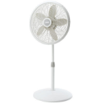 Lasko 18"Adjustable ELEGANCE & PERFORMANCE Pedestal Fan White