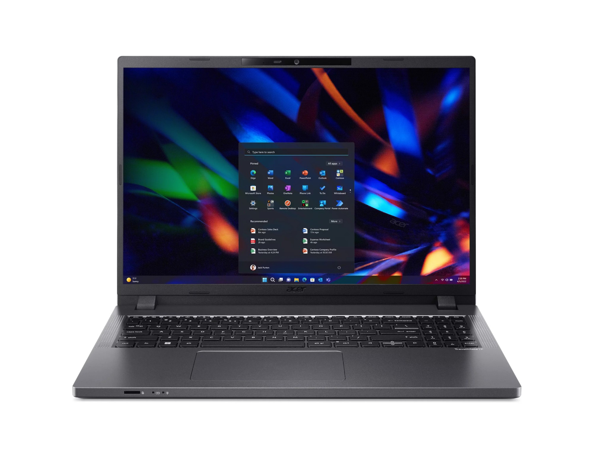 Acer TravelMate P2 TMP216-51-G3-TCO-58DJ Intel Core Ultra 5 115U Lapto