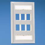 Panduit NKF6S wall plate/switch cover Stainless steel