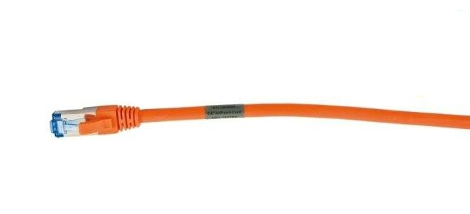 EU Product - Patchkabel RJ45, CAT6A 500Mhz, 0,15m, orange, S-STP(S/FTP), AWG26, LSZH, thumbnail
