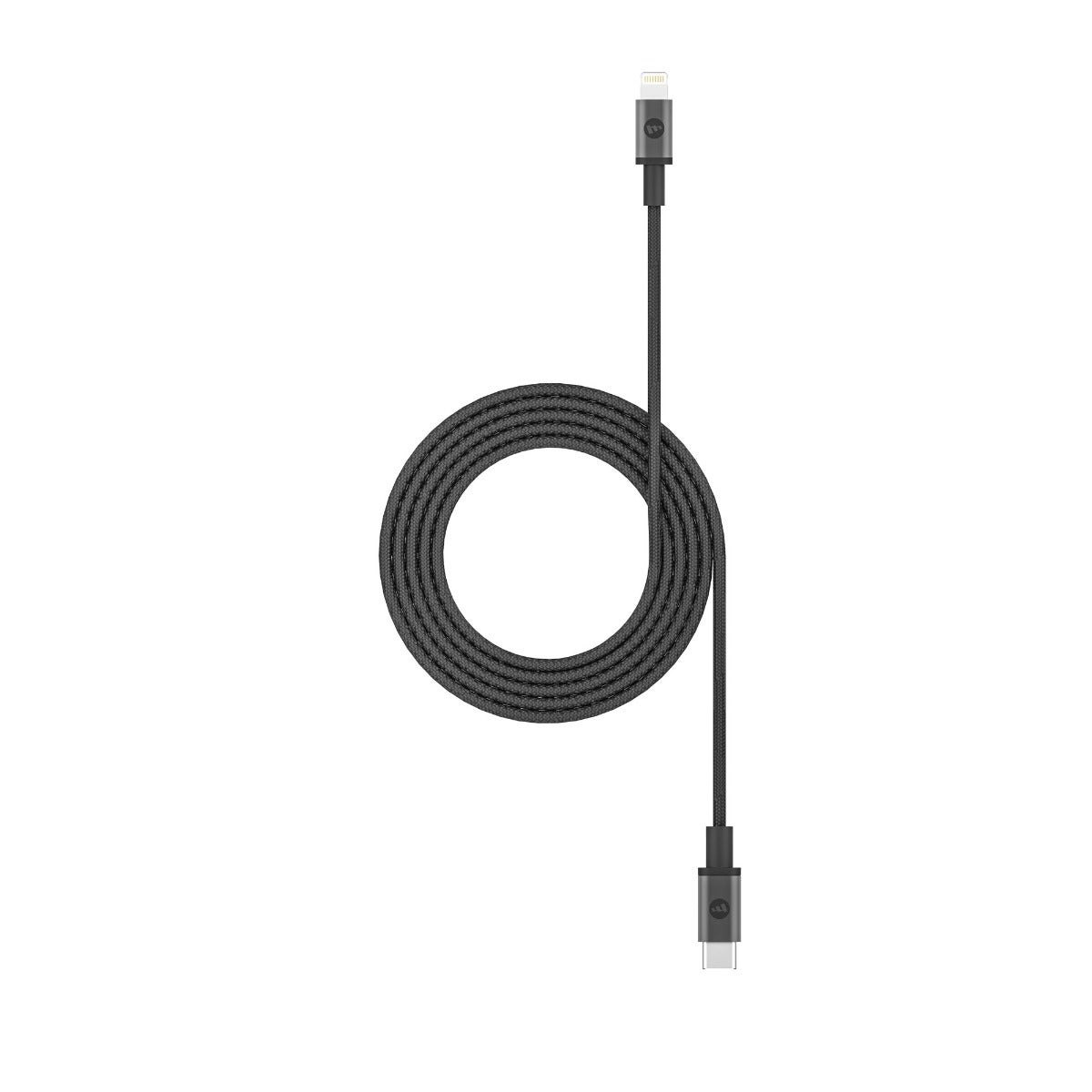 mophie Charge and Sync Cable-USB-C to Lightning Cable 1.8M - Black