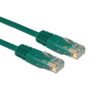 Cables Direct 15m CAT5e 100MHz networking cable Green U/UTP (UTP)