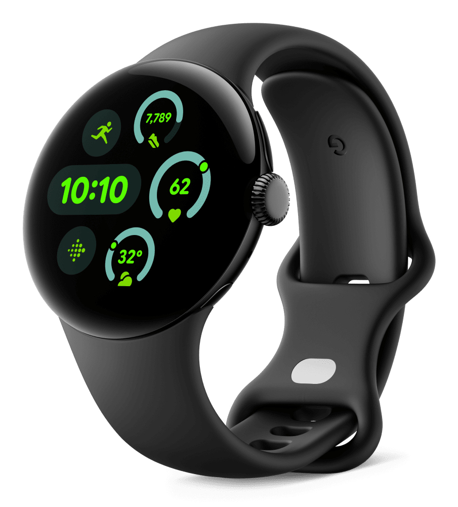Google Pixel Watch 3 AMOLED 41 mm Digital Touchscreen 4G Black Wi-Fi GPS (satellite)