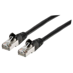 Intellinet 313834 networking cable Black 11.8" (0.3 m) Cat6a S/FTP (S-STP)