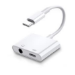 JLC Type C to 3.5mm/Type C Fast Charger Adapter - White