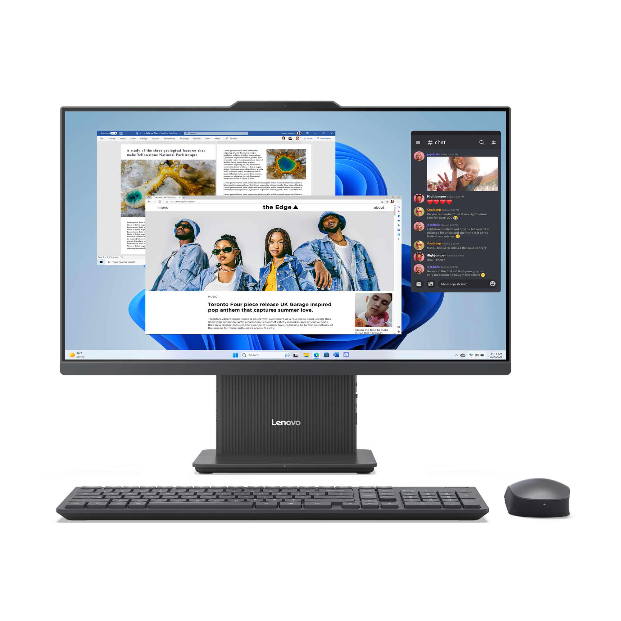 Lenovo Grey Ideacentre Aio 24Arr9 Amd Ryzen™ 5 7533Hs 60.5 Cm (23.8")