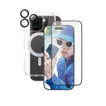 PanzerGlass CARE by ® Feature 3-in-1 Ceramic Bundle iPhone 16 Pro
