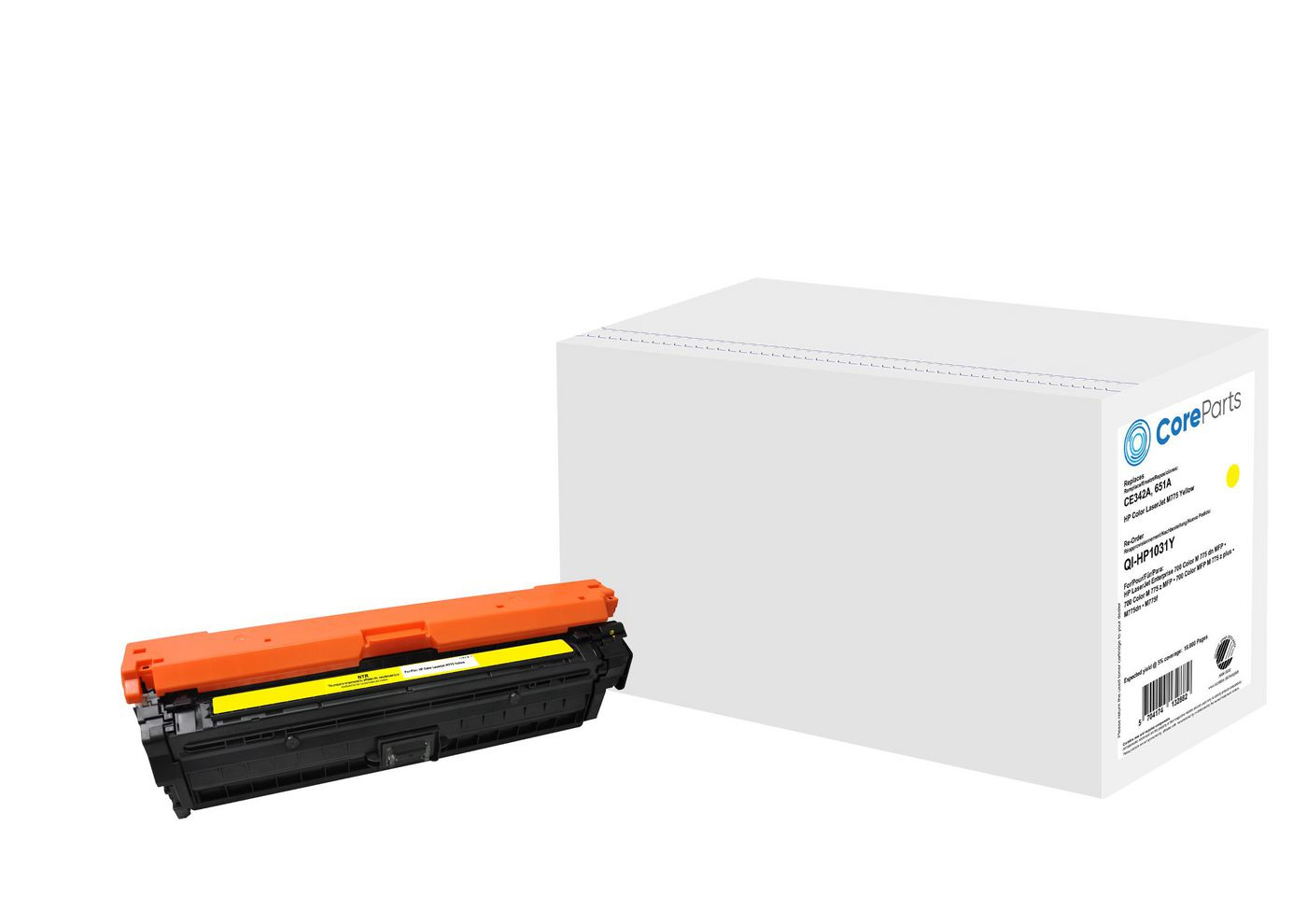 CoreParts QI-HP1031Y toner cartridge 1 pc(s) Compatible Yellow