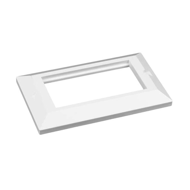 Image of FDL BEVELLED 86x145mm MODULAR FACEPLATE - 2 GANG / 4 MODULES