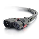 C2G 0.3m, C14/C13 0.3m C14 coupler C13 coupler Black power cable