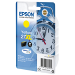 Epson Alarm clock Singlepack Yellow 27XL DURABrite Ultra Ink