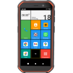 Olympia TREK 14 cm (5.5") Dual SIM Android 10 4G USB Type-C 3 GB 32 GB 5000 mAh Black, Orange