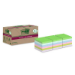 Post-It 7100284782 zelfklevend notitiepapier Vierkant Blauw, Groen, Roze, Paars 70 vel Zelfplakkend