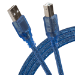 Maplin USB-A to USB-B Cable V2.0 1m Blue