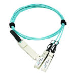 Axiom 980-9I969-00H005-AX InfiniBand/fibre optic cable 196.9" (5 m) QSFP56 2x QSFP56 AOC Aqua color, Stainless steel