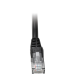 Tripp Lite N201-002-BK Cat6 Gigabit Snagless Molded (UTP) Ethernet Cable (RJ45 M/M), PoE, Black, 2 ft. (0.61 m)