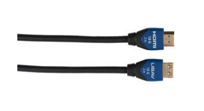 Liberty HALO-HC02M HDMI cable 2 m HDMI Type A (Standard) Black, Blue