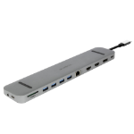 ALLNET PSUC2501 notebook dock/port replicator USB 3.2 Gen 1 (3.1 Gen 1) Type-C Grey
